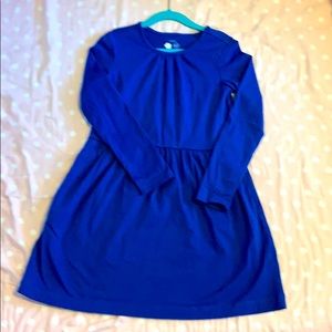 Blue cotton dress